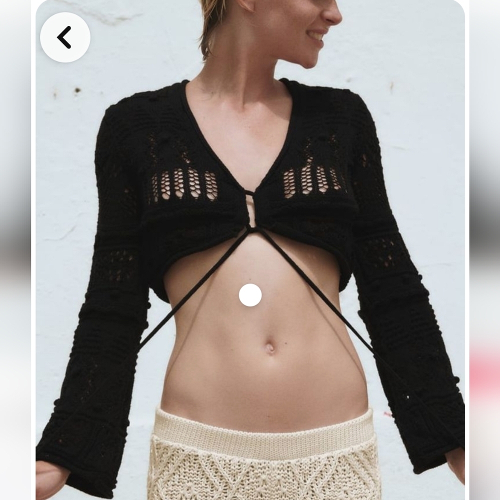 BNWT! Zara cropped top